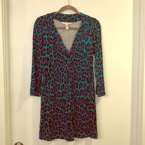 Diane von Furstenberg animal print dress